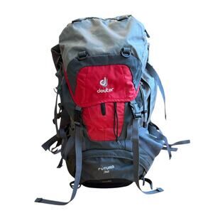 Deuter Futura 32 Hiking Trekking Backpack Red Gray Super Clean H20 Compatible
